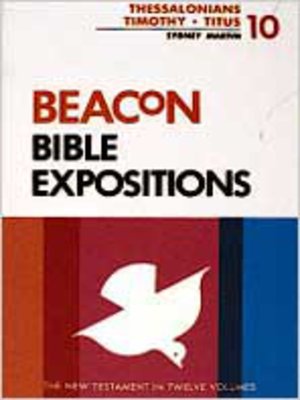 cover image of Beacon Bible Expositions, Volume 10